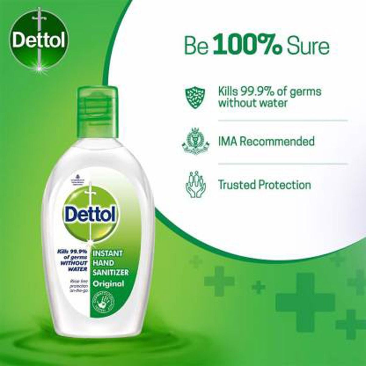 Dettol Orginal Hand Sanitizer, 100 ml (2x50 ml) Price, Uses, Side