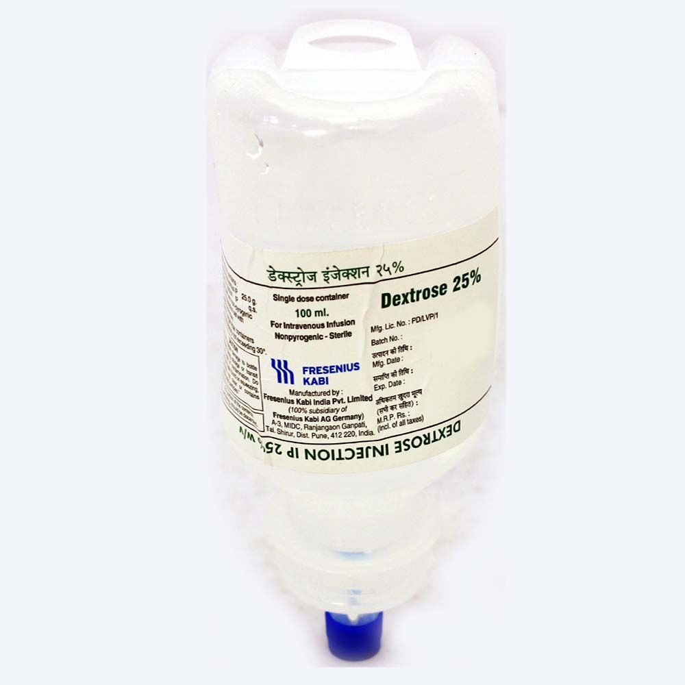 Fresenius Dextrose 25 100 ml Price, Uses, Side Effects, Composition