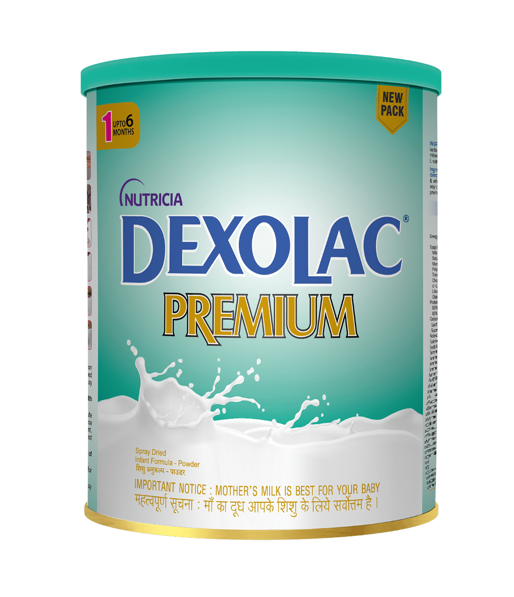 Buy Dexolac Premium Infant Formula, Stage 1, Up to 6 Months, 400 gm Tin Online