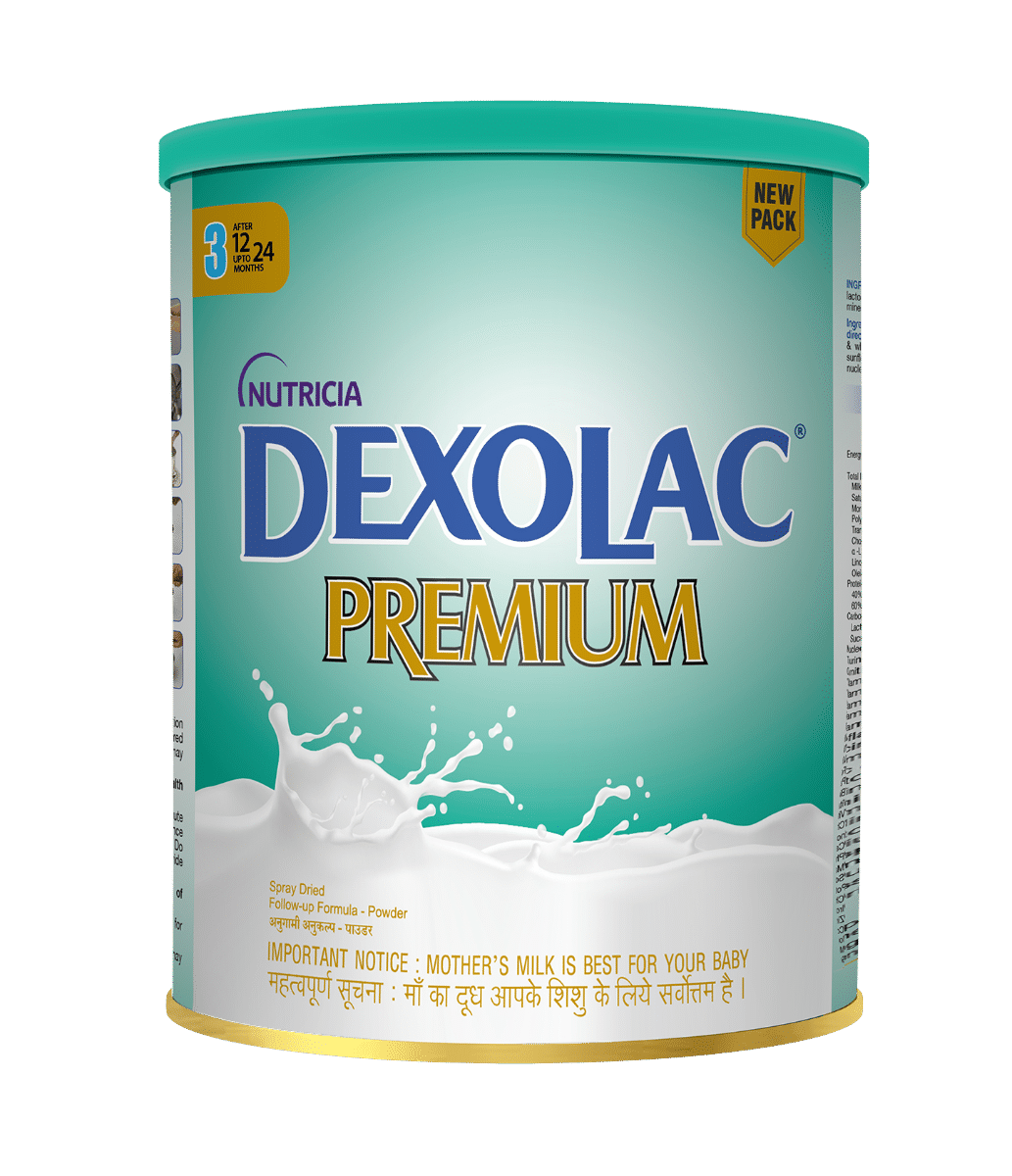 Buy Dexolac Premium Infant Formula Stage 3, 12 to 24 Months,  400 gm Tin Online