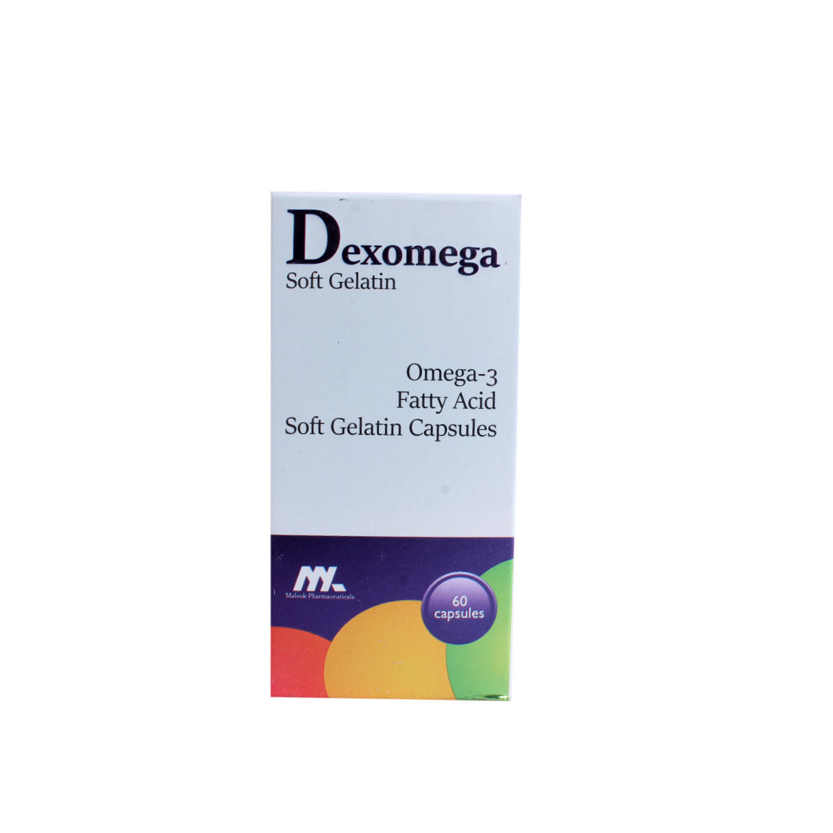 DEXOMEGA 1000MG SOFTGEL CAPSULES 60'S, Pack of 1 
