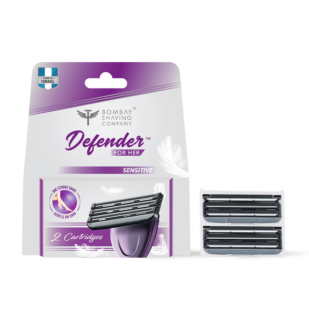 Bombay Shaving Company Defender Sensitive Cartridges For Women, 2 Count, Pack of 1 