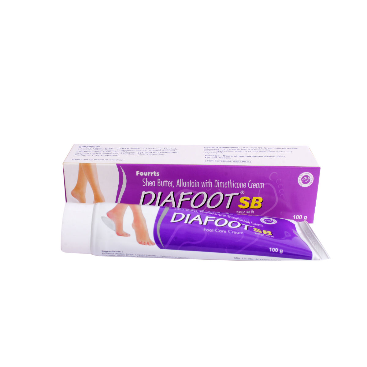 Diafoot SB Foot Cream 100 gm, Pack of 1 