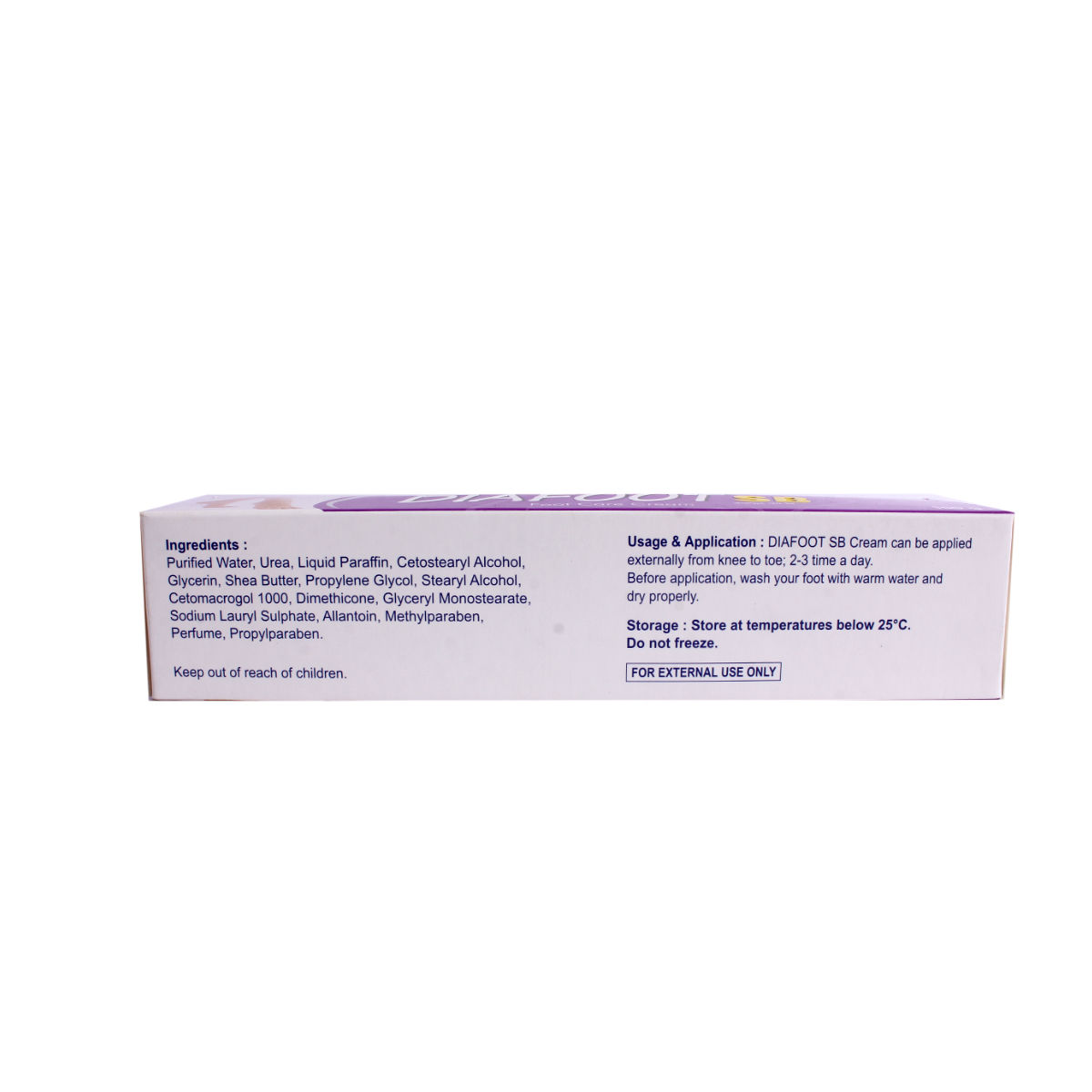 Diafoot SB Foot Cream 100 gm, Pack of 1 