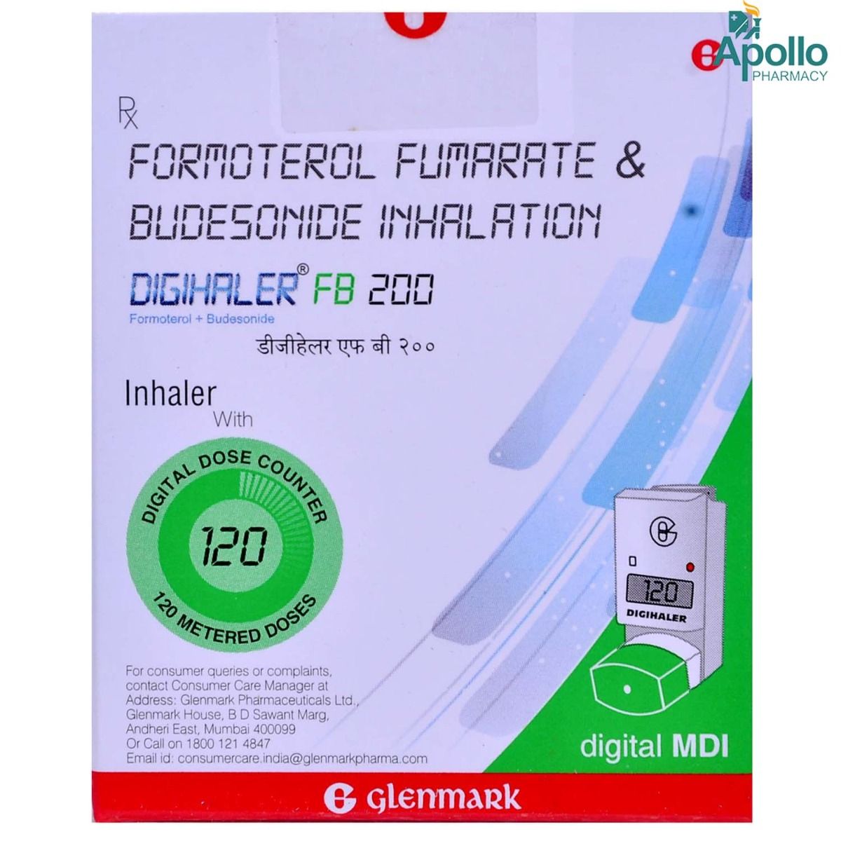 DIGIHALER FB 200 INHALER Price, Uses, Side Effects, Composition ...