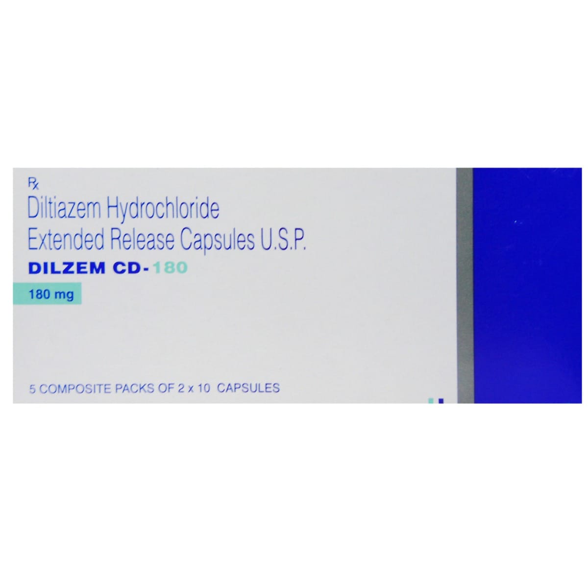 Dilzem-CD 180 Capsule 10's, Pack of 10 CapsuleS