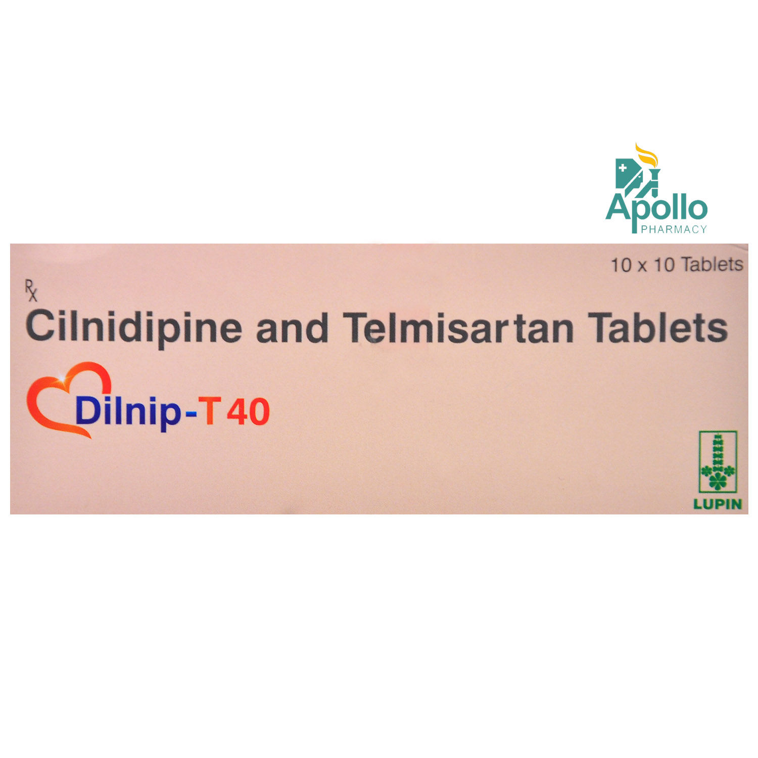 Dilnip-T 40 Tablet 10's, Pack of 10 TABLETS