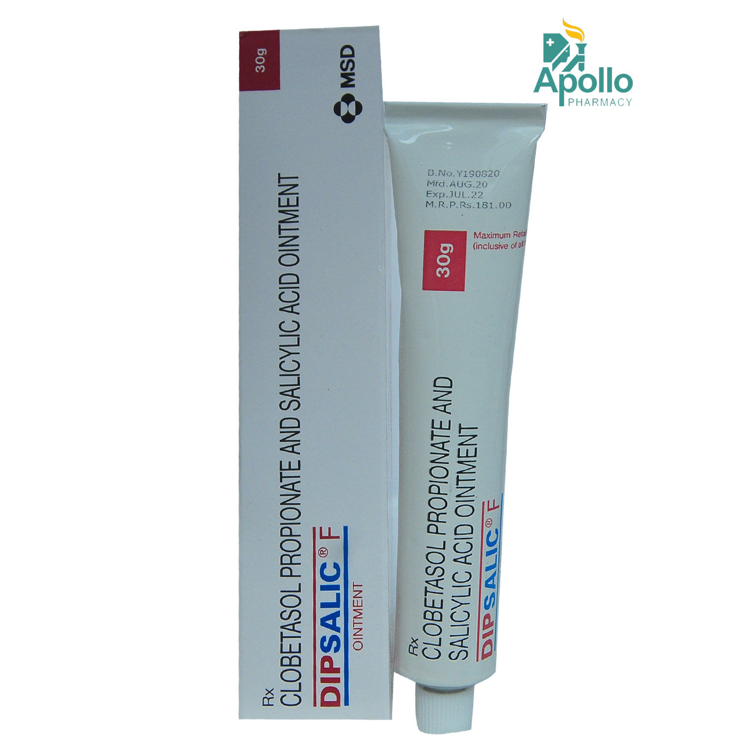 Dipsalic F Ointment 30 gm Price, Uses, Side Effects, Composition ...