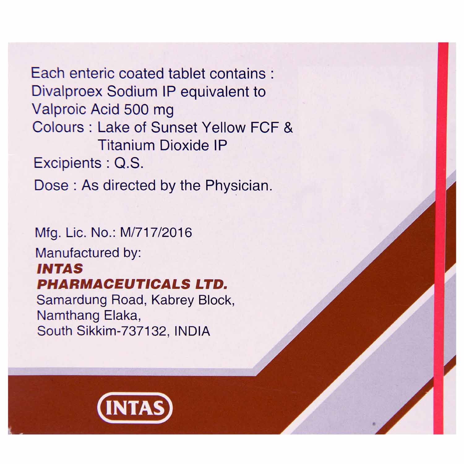 Divaa-500 Tablet 15's, Pack of 15 TABLETS