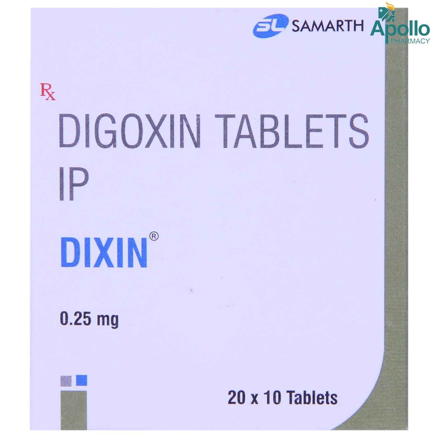 DIXIN 0.25MG TABLET Price, Uses, Side Effects, Composition - Apollo ...