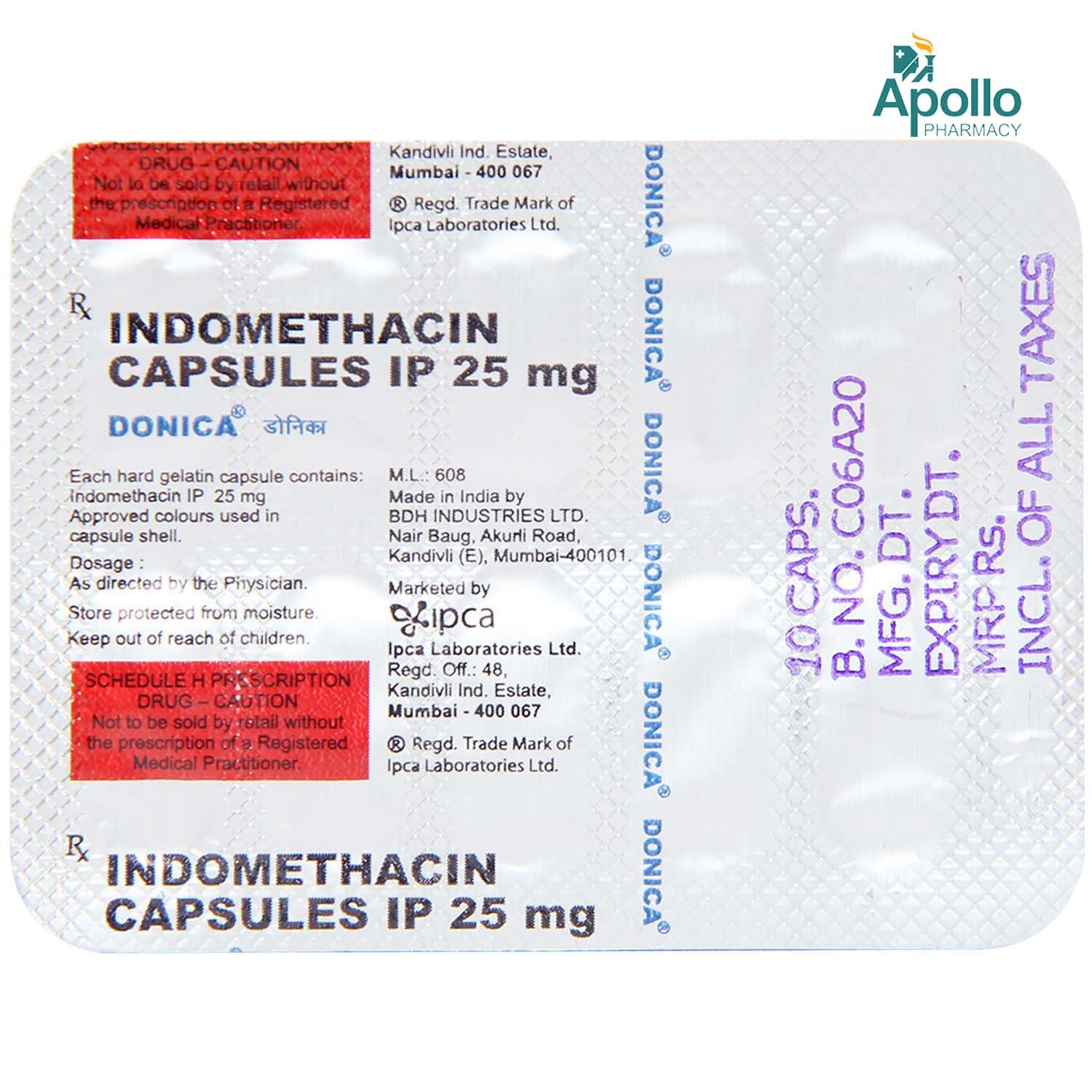 Donica Capsule Price Uses Side Effects Composition Apollo Pharmacy