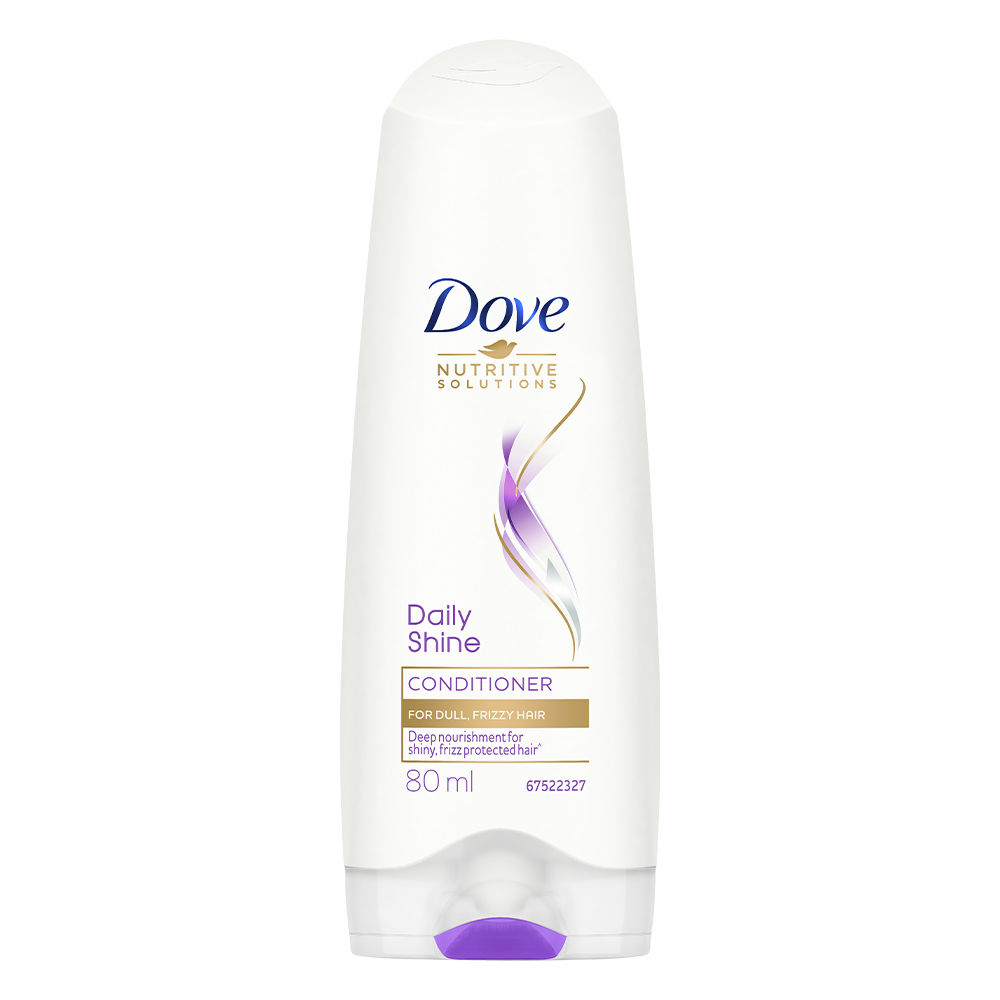 Dove Daily Shine Conditioner, 80 ml, Pack of 1 
