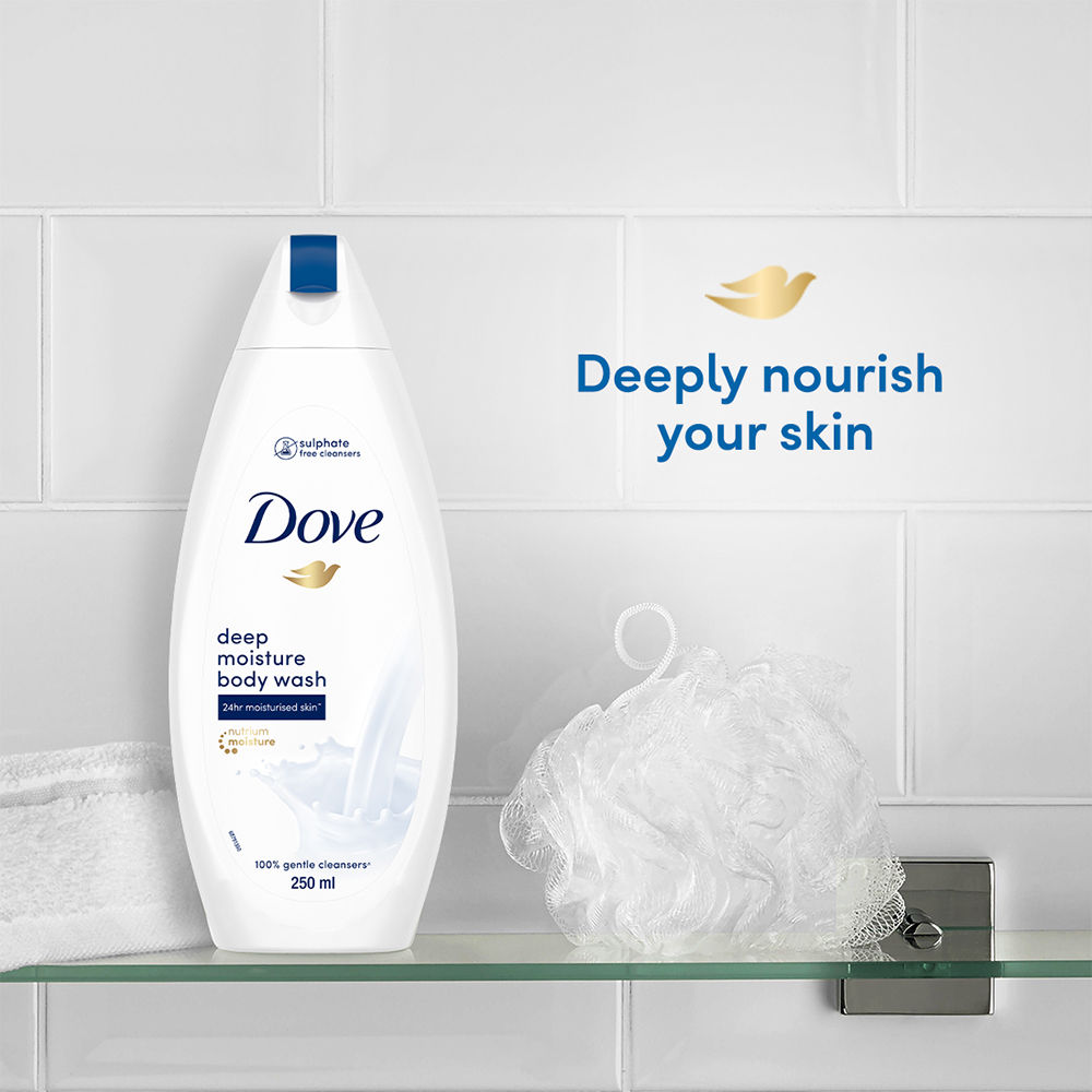 Dove Deep Moisture Body Wash, 250 ml, Pack of 1 