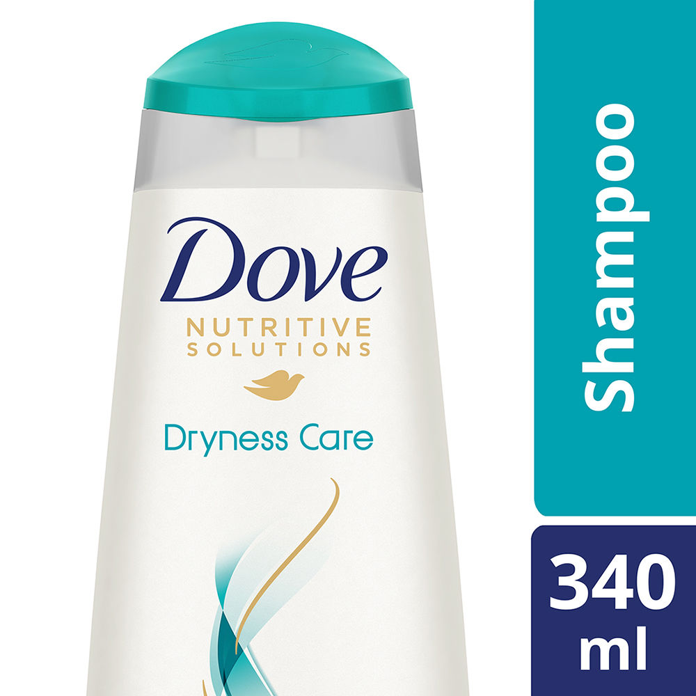 Dove Dryness Care Shampoo, 340 ml, Pack of 1 