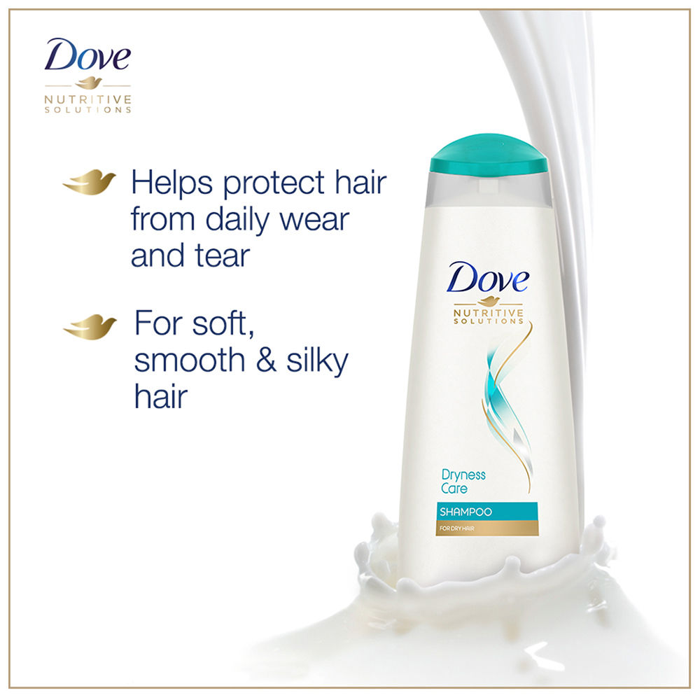 Dove Dryness Care Shampoo, 340 ml, Pack of 1 