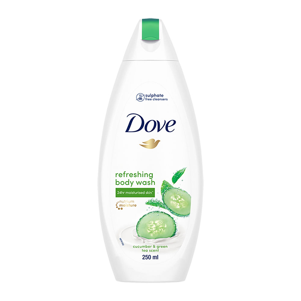 Dove Refreshing Body Wash, 250 ml, Pack of 1 