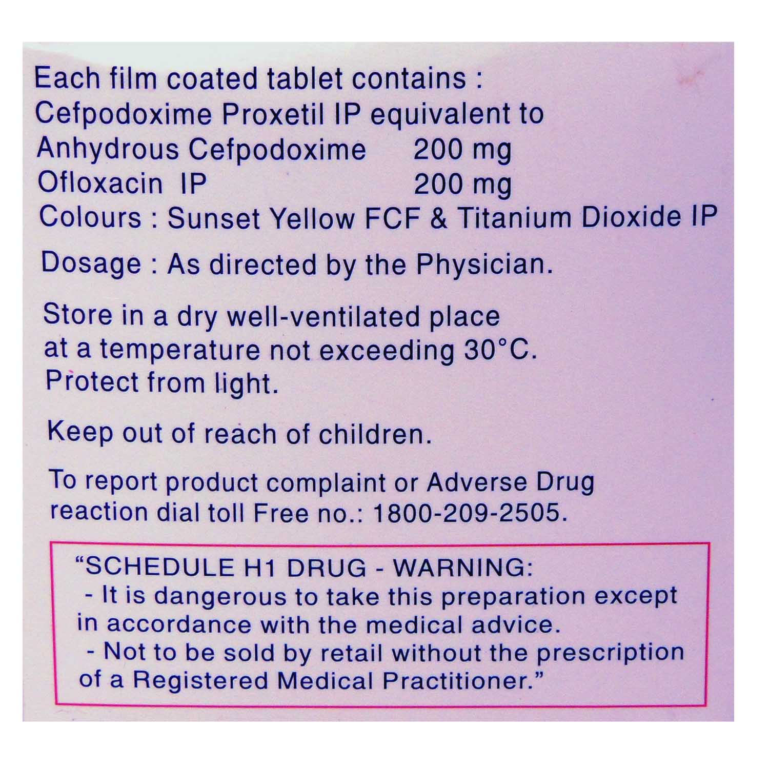 Doxcef O Tablet Price Uses Side Effects Composition Apollo Pharmacy