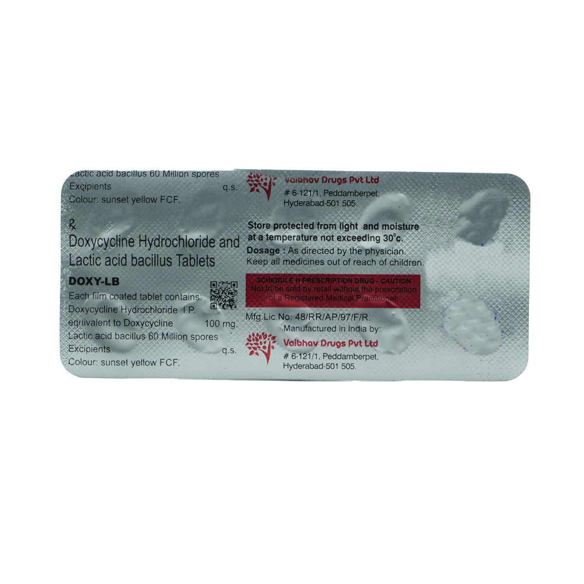 Doxy LB Capsule 10's Price, Uses, Side Effects, Composition Apollo