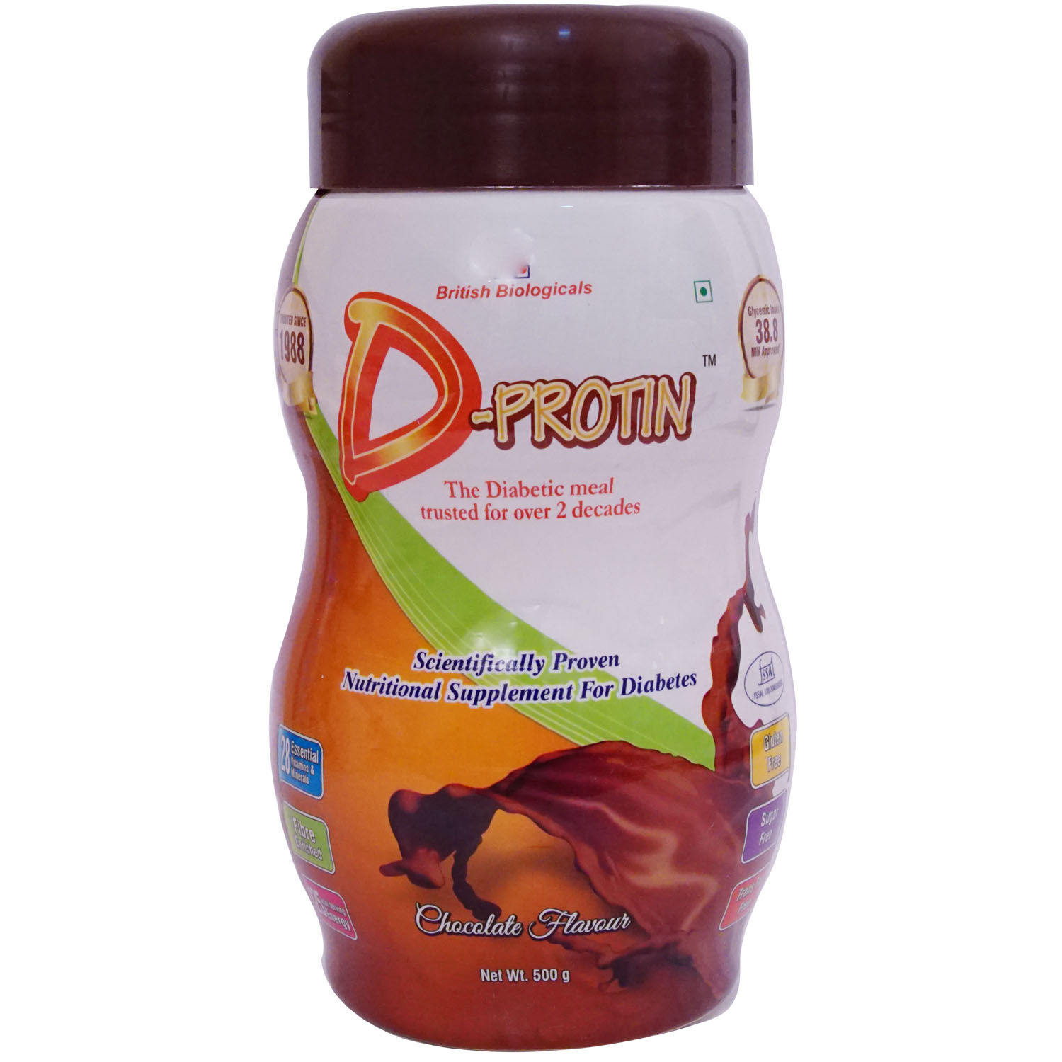 Buy D Protin Chocolate Powder 500 gm Online