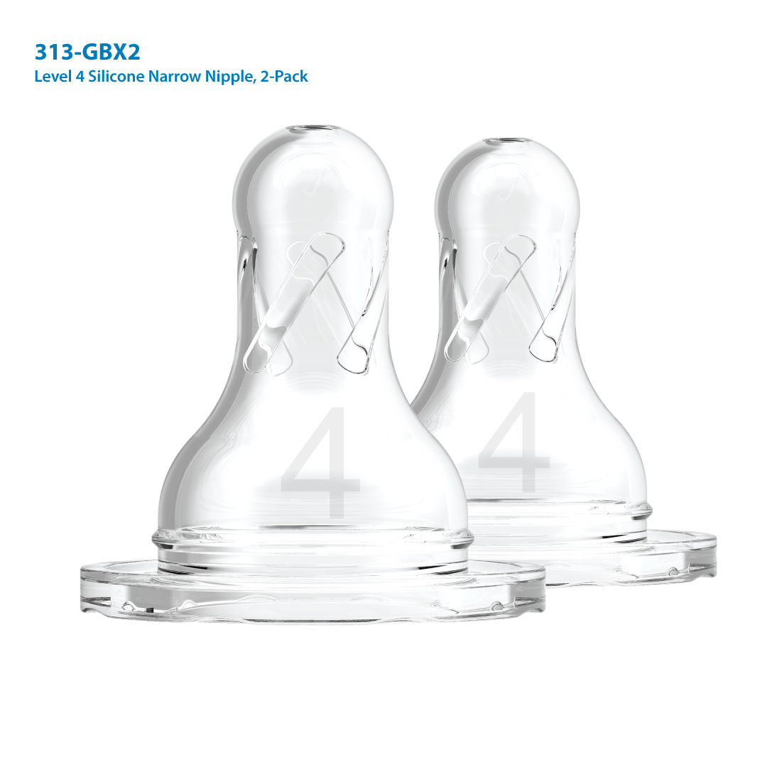 Buy Dr.Brown's Level 4 Silicone Narrow Nipples, 2 Count Online