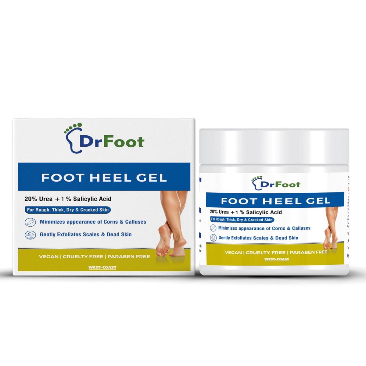 Buy DrFoot Foot Heel Gel Moisturizer – 100g Online