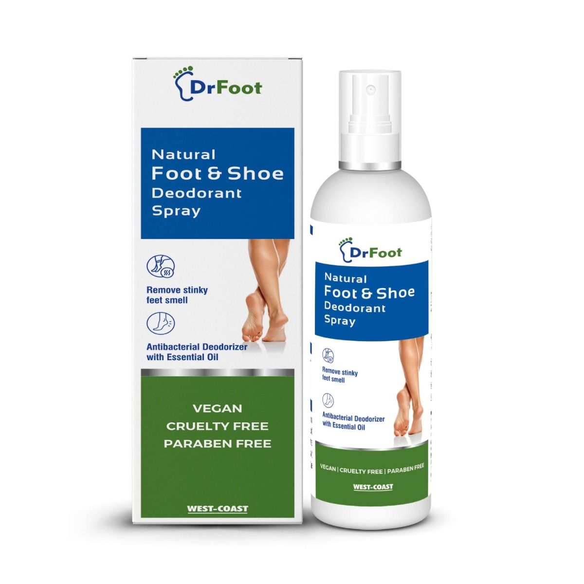 Buy Dr Foot Natural Foot & Shoe Deodorant Spray, 100 ml Online