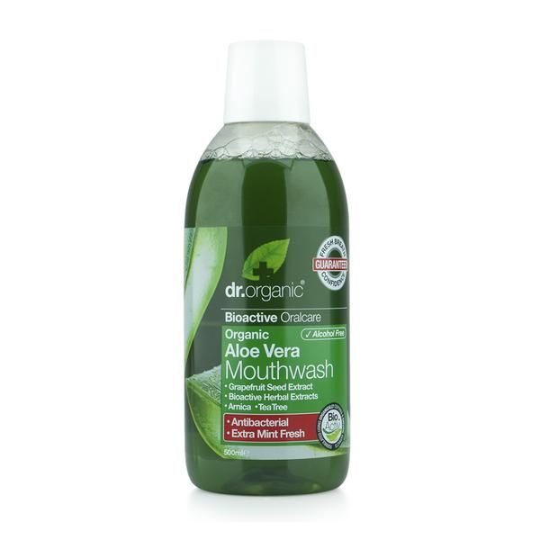 Buy dr.organic Aloe Vera Mouthwash, 500 ml Online