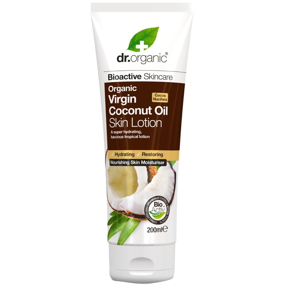 Buy dr.organic Virgin Coconut Oil Skin Lotion, 200 ml  Online