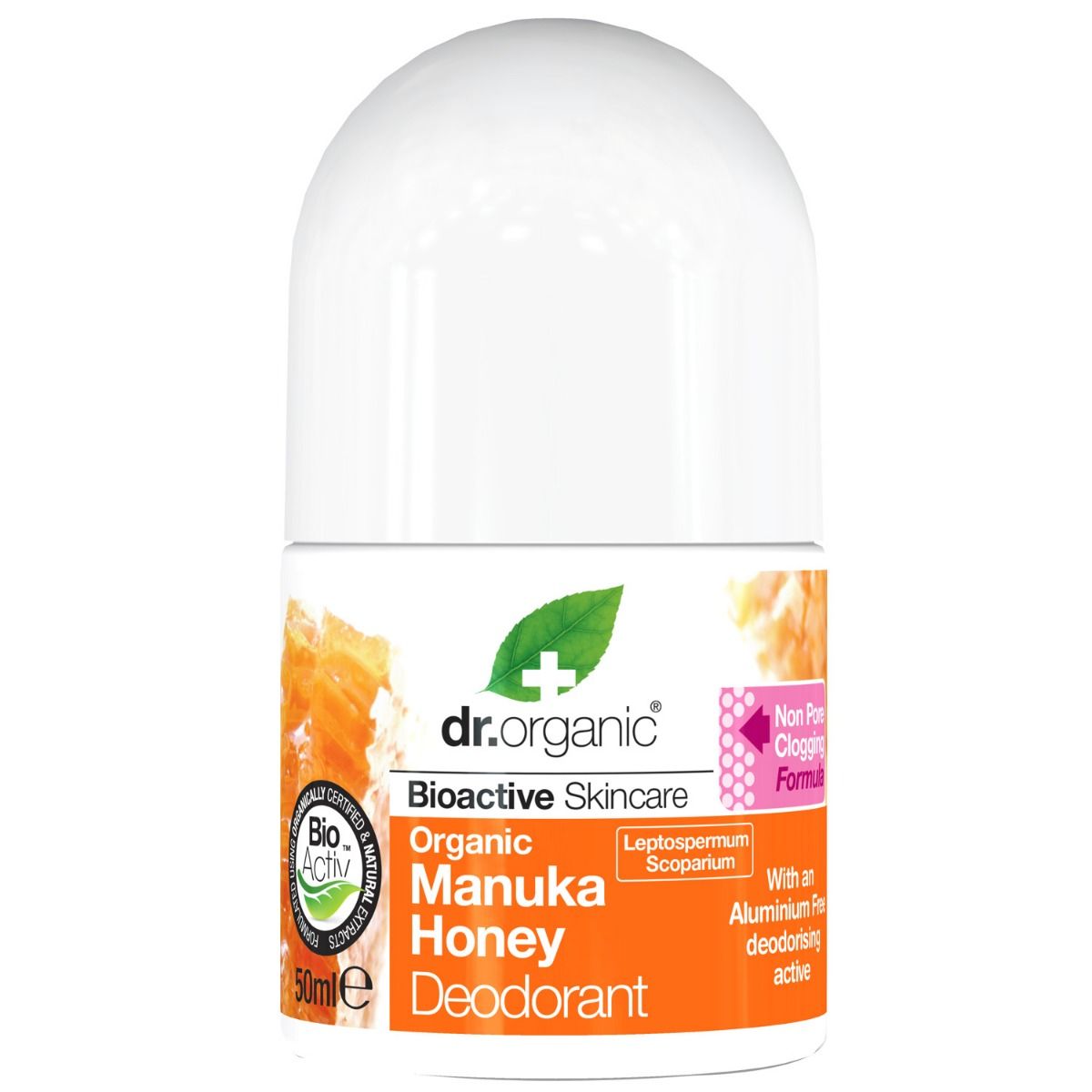 Buy dr.organic Manuka Deodorant Roll-On, 50 ml  Online