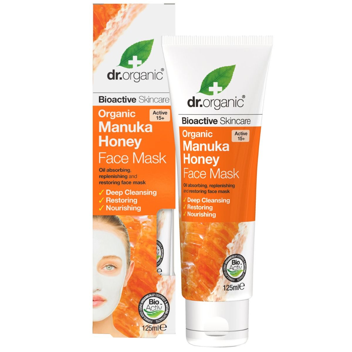 Buy dr.organic Manuka Honey Face Mask, 125 ml  Online