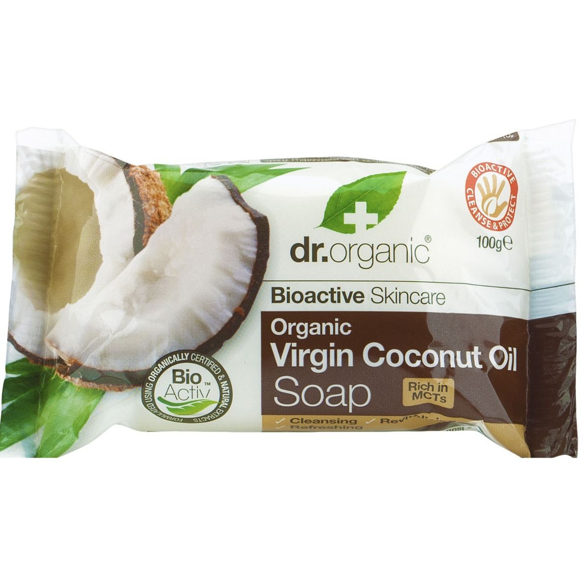 Buy dr.organic Virgin Coconut Oil Soap, 100 gm Online