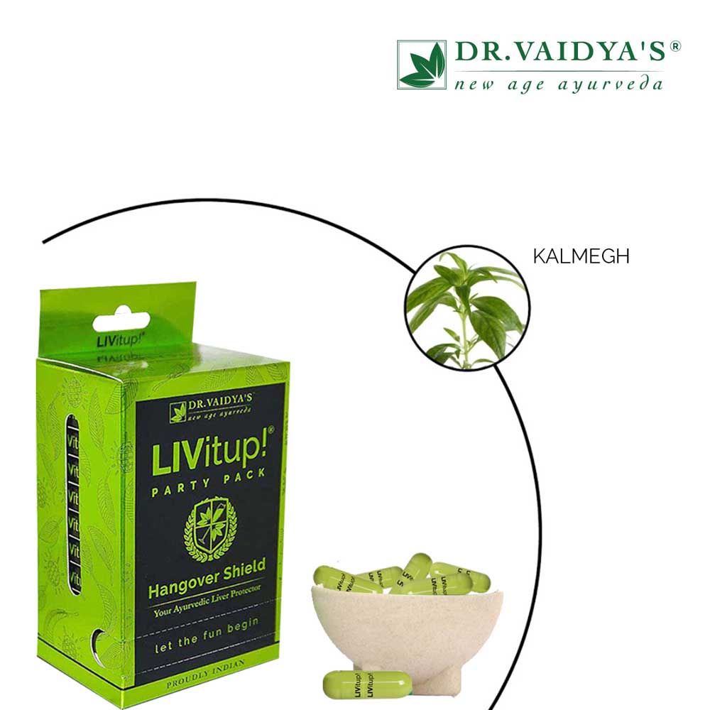 Dr. Vaidya's LIVitup Party Pack, 50 Capsules, Pack of 1 