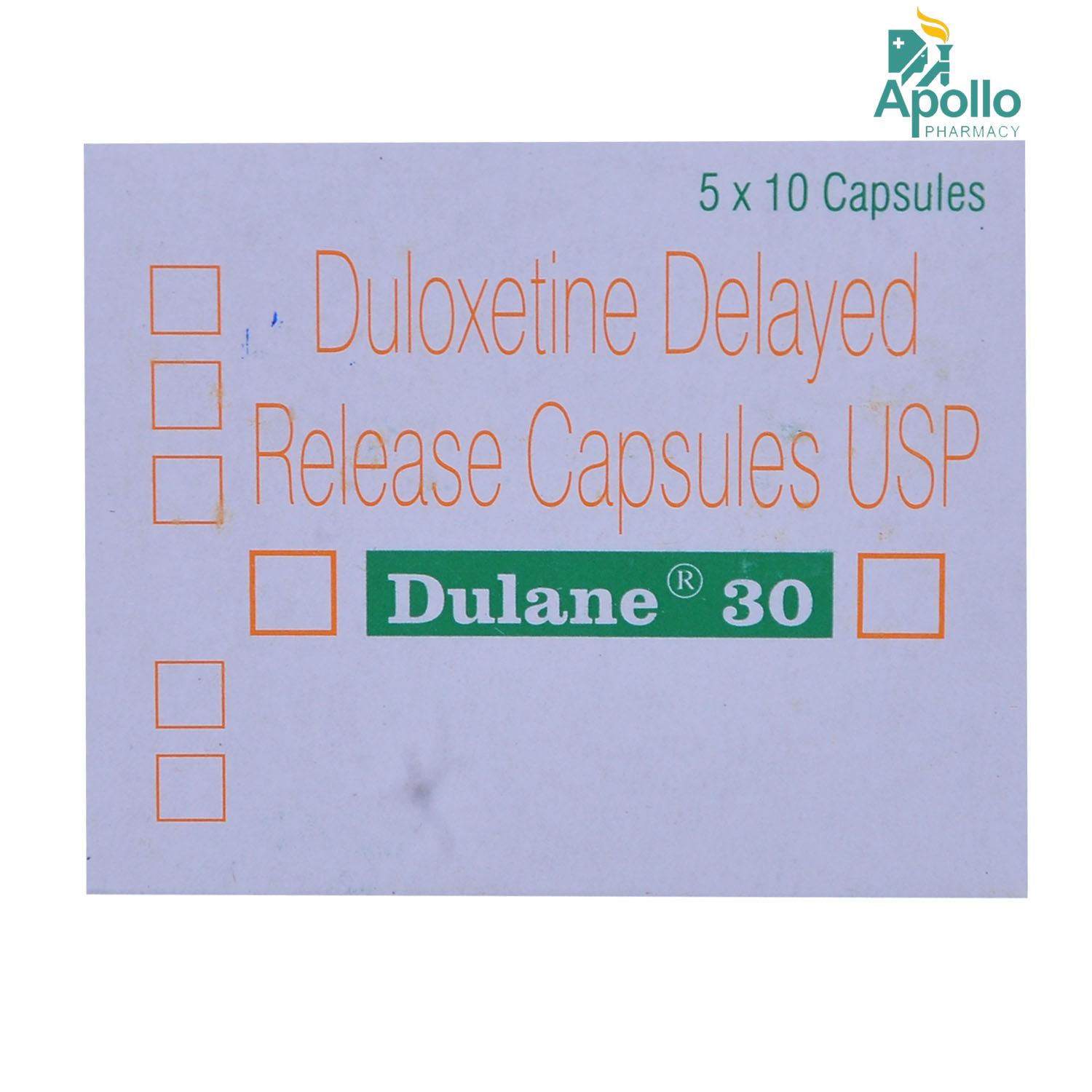 Dulane 30 Capsule 10's Price, Uses, Side Effects, Composition - Apollo ...