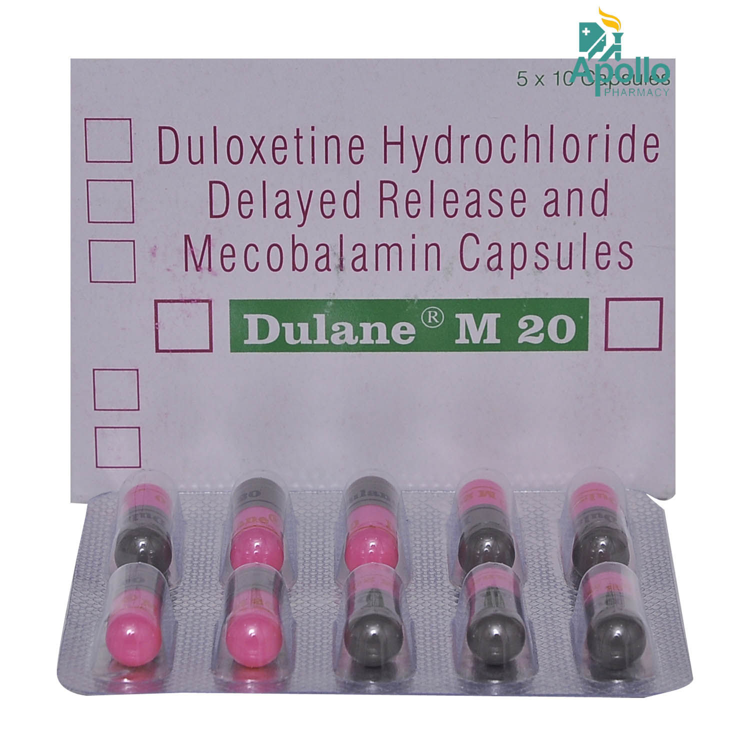 Dulane M 20 Capsule 10's Price, Uses, Side Effects, Composition ...