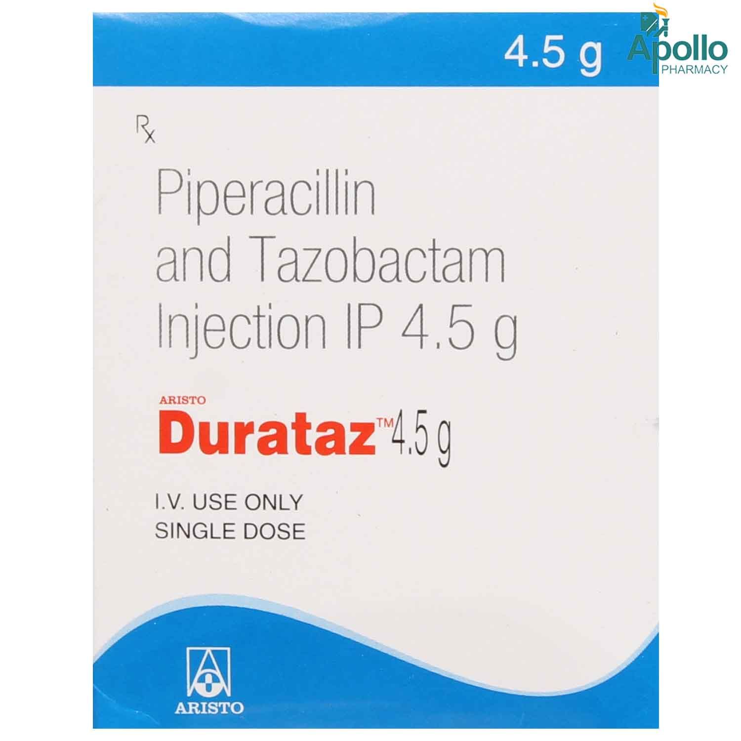 Durataz 4.5 gm Injection 1's Price, Uses, Side Effects, Composition