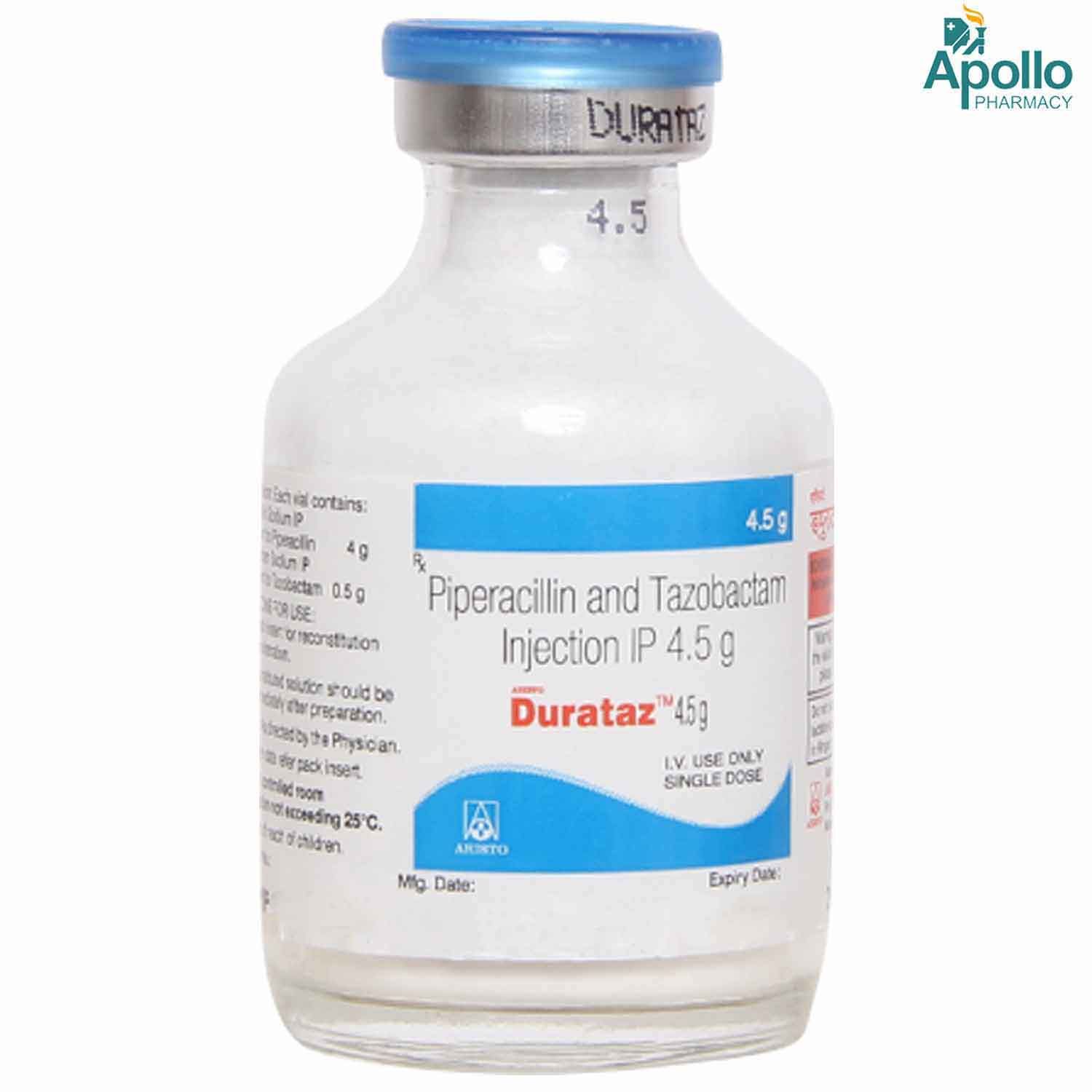 Durataz 4.5 gm Injection 1's Price, Uses, Side Effects, Composition