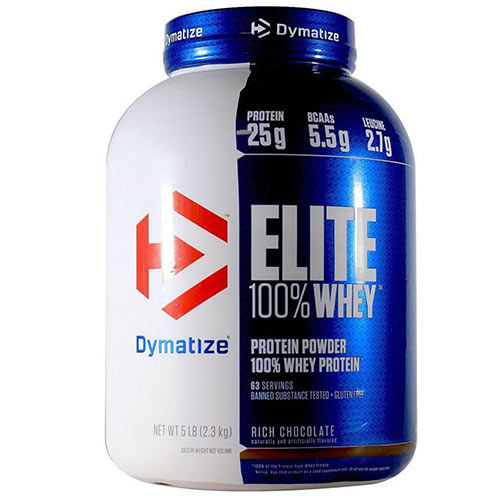Buy Dymatize Elite 100% Whey Protein Rich Chocolate Flavour Powder, 5 lb Online