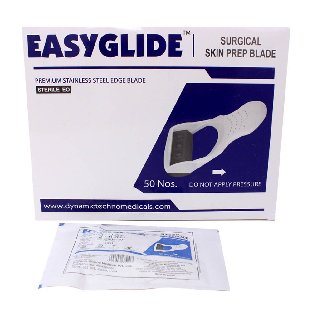Easyglide Surgical Skin Prep Blade, 50 Count, Pack of 1 