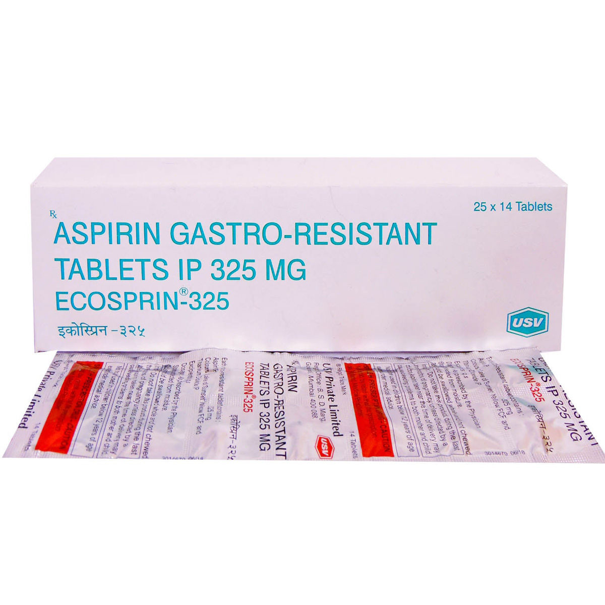 Ecosprin325 Tablet 14's Price, Uses, Side Effects, Composition