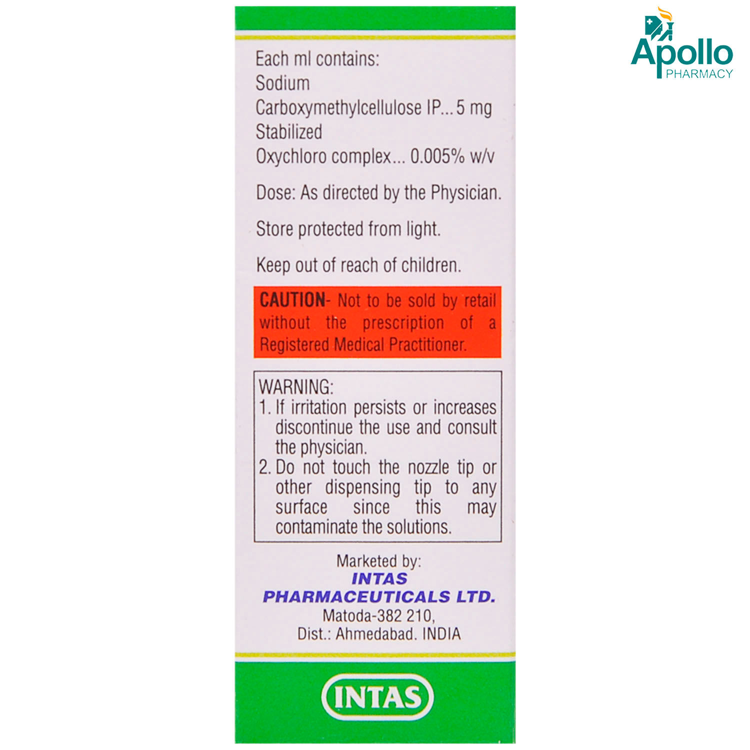 Eco Tears 0.5 Gel Eye Drops 15 ml Price, Uses, Side Effects