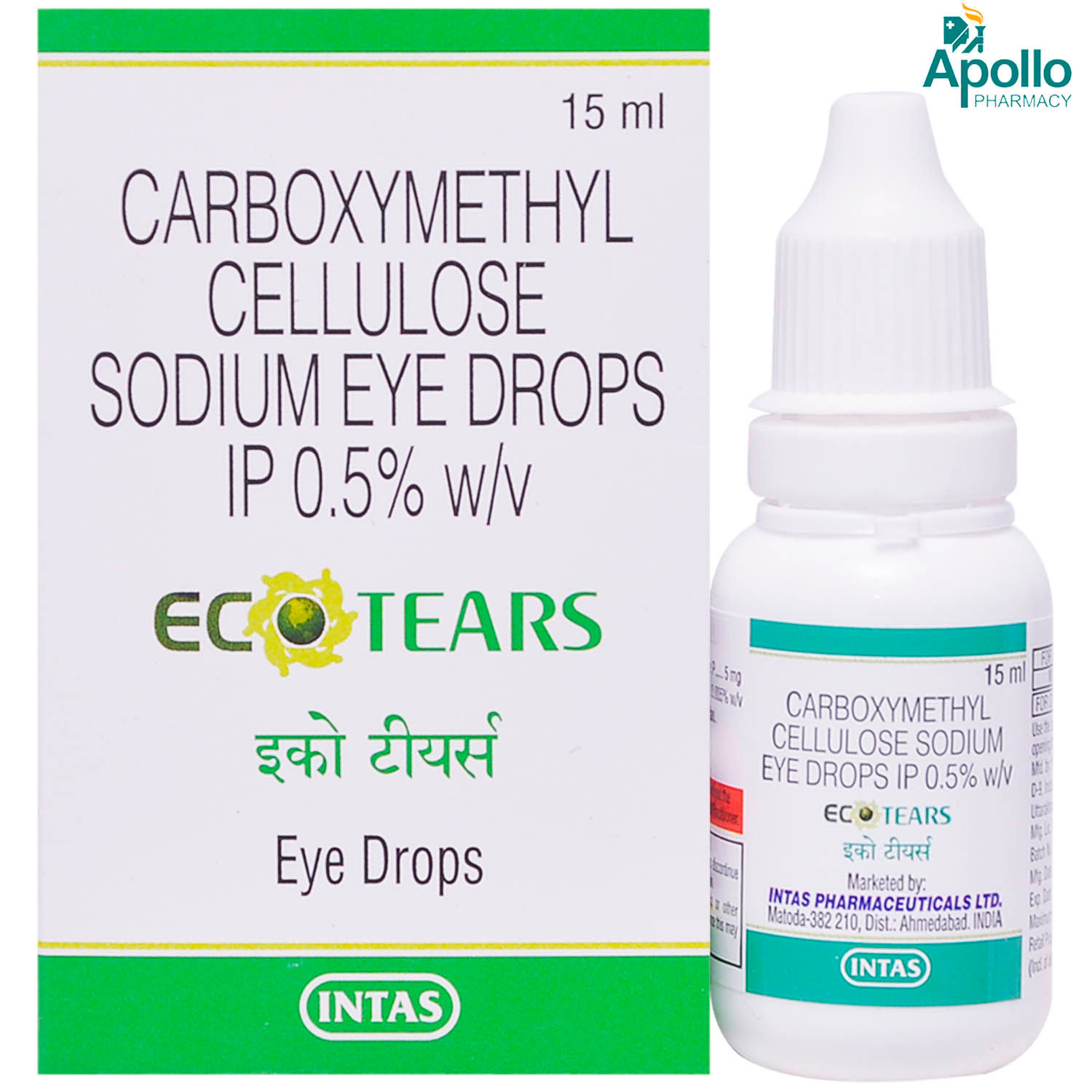 Eco Tears 0.5 Gel Eye Drops 15 ml Price, Uses, Side Effects