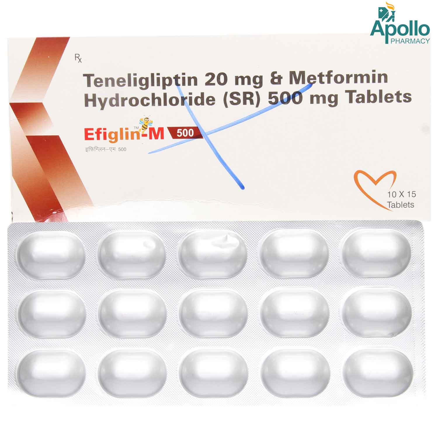 Efiglin M 500 Tablet 15 S Price Uses Side Effects Composition Apollo Pharmacy