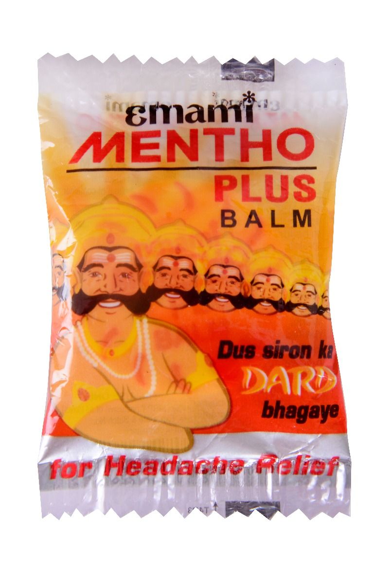 Emami Mentho Plus Balm, 0.9 ml, Pack of 1 