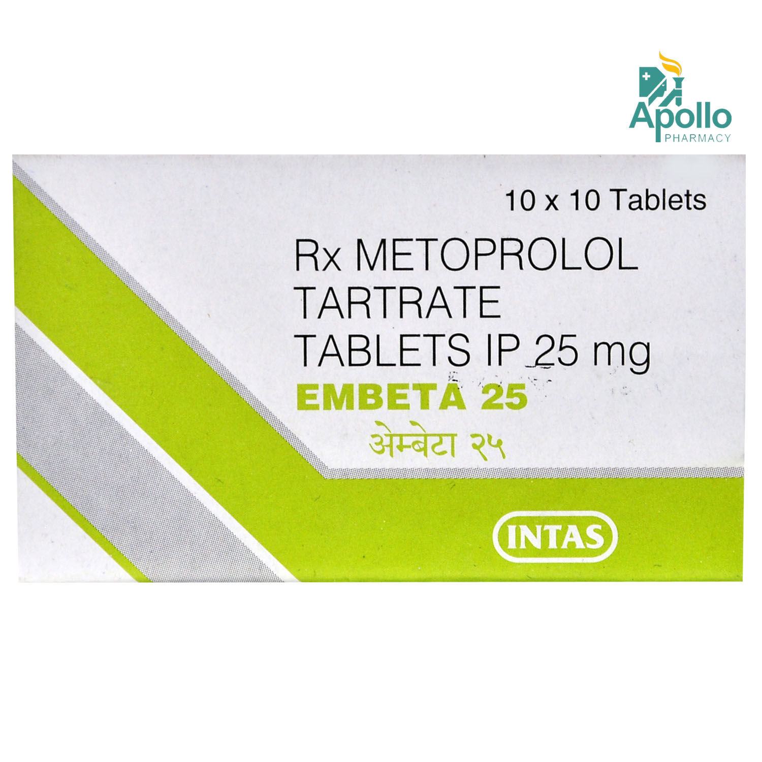 EMBETA 25MG TABLET Price, Uses, Side Effects, Composition - Apollo Pharmacy