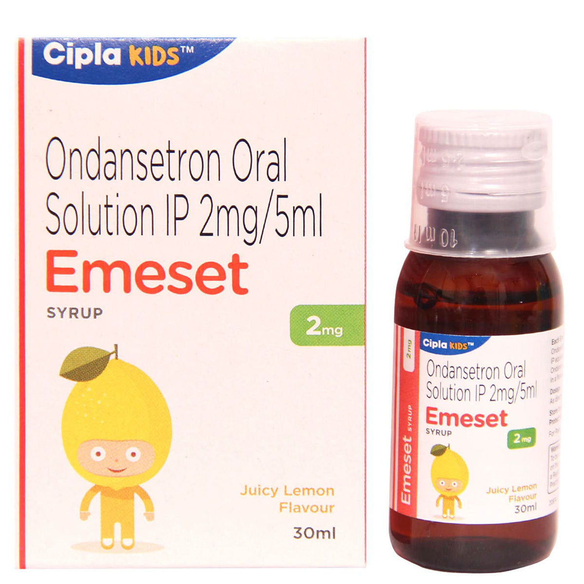 Emeset Juicy Lemon Syrup 30 ml Price, Uses, Side Effects, Composition