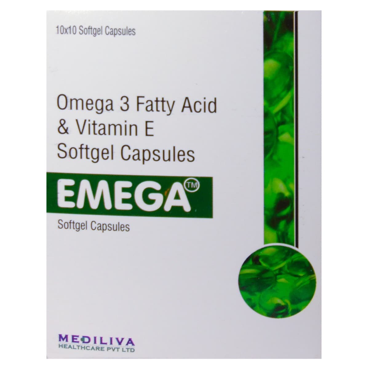 Emega Softgel Capsule 10's Price, Uses, Side Effects, Composition ...