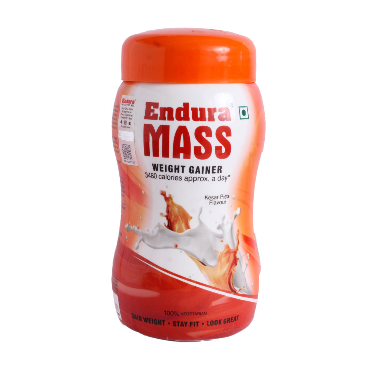 Buy Endura Mass Kesar Pista Flavour Powder, 500 gm Online