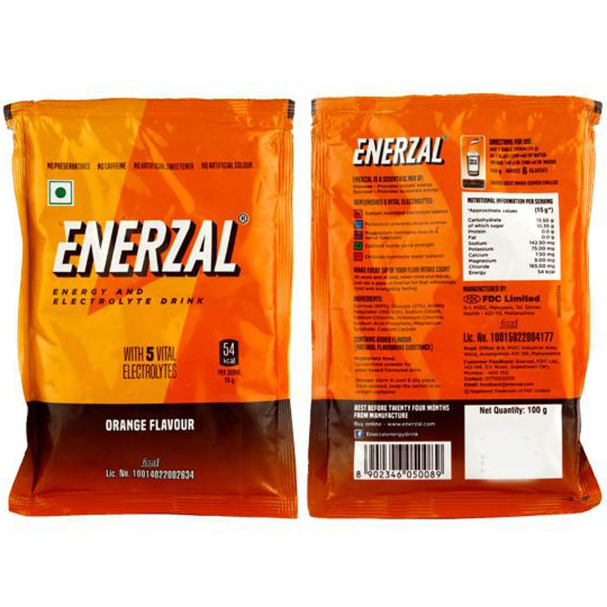 Buy Enerjal Orange Flavour 200ml Online