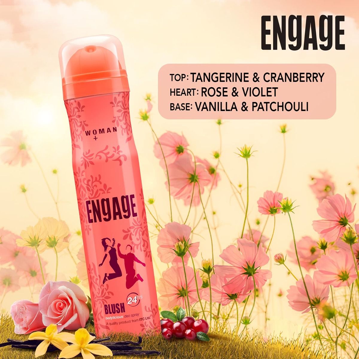Engage Blush Deodorant for Women, 150 ml, Pack of 1 