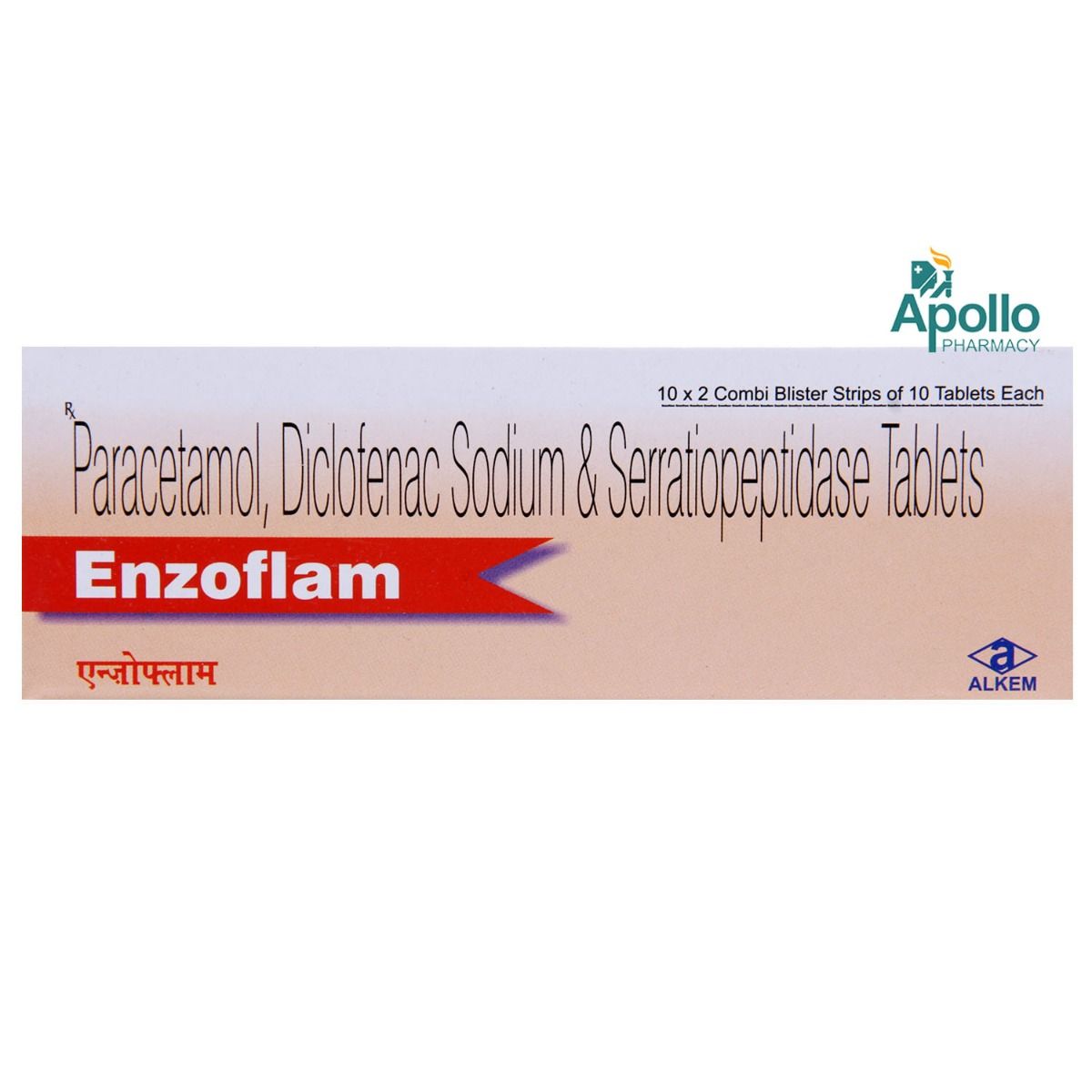 Enzoflam Tablet 10's Price, Uses, Side Effects, Composition Apollo